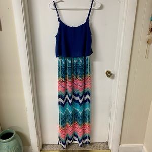 New ⭐️ Chevron Maxi Dress